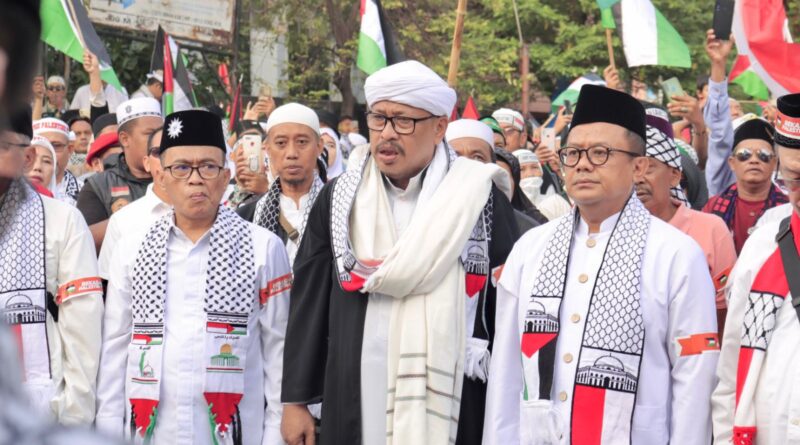 Aksi Solidaritas BEKASI BERSAMA PALESTINA Pj Wali Kota Bekasi