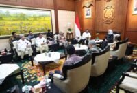 Gubernur Banten Andra Soni berkunjung ke Pemerintah Provinsi Jawa Timur terkait pembangunan daerah dan kerja sama antar daerah