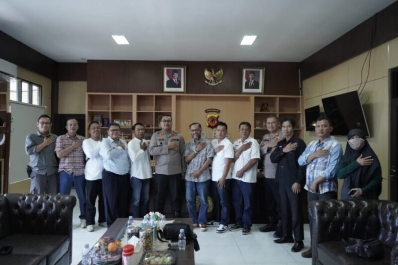 Pertemuan silaturahmi PWI Kabupaten Purwakarta dengan jajaran Polres Purwakarta