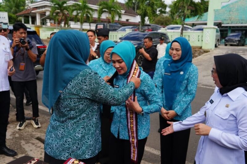 Kunjungan ketua TP-KK Provinsi Lampung