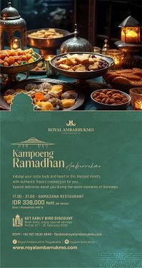 Royal Ambarrukmo Yogyakarta Hadirkan “Kampoeng Ramadhan Ambarrukmo”, Sajian Iftar Premium Bernuansa Nusantara dan Internasional
