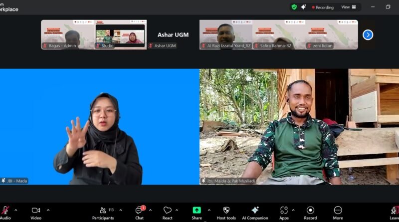 Webinar Nasional “Membangun Kembali Sumatera”, Rumah Zakat Dorong Inovasi Huntara Berkelanjutan