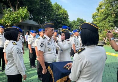 Kalapas Bandar Lampung Kukuhkan Tim Satopspatnal dalam Apel Pagi