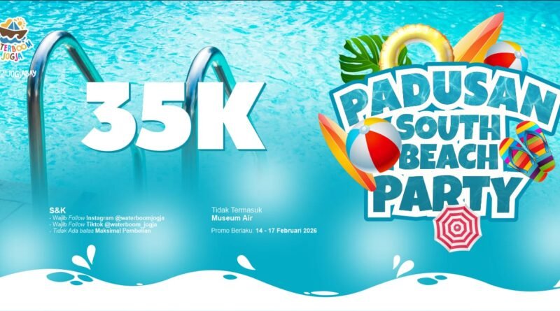 Waterboom Jogja Hadirkan Padusan South Beach Party Jelang Ramadan 2026