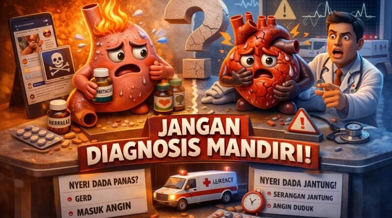 Tenaga Medis Imbau Masyarakat Tidak Lakukan Diagnosis Mandiri atas Nyeri Dada