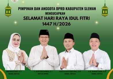 Pimpinan dan Anggota DPRD Kabupaten Sleman Mengucapkan Selamat Hari Raya Idul Fitri 1447 H/2026
