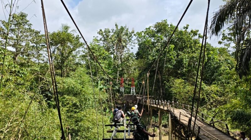 TNI AD Hadirkan Akses Penyeberangan Layak bagi Warga Cikeusik, Pandeglang
