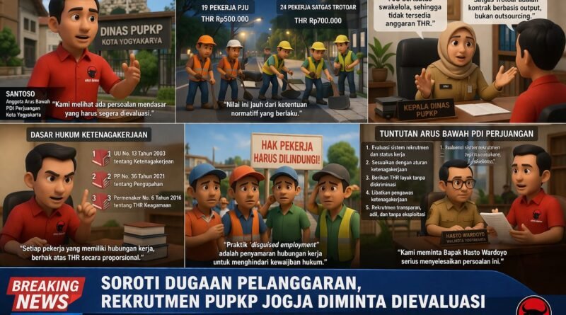 THR Tenaga PJU dan Satgas Trotoar Disorot, Pemkot Yogya Diminta Evaluasi