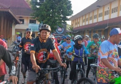 HUT ke-9 ALGOJO Diwarnai Gowes Bareng dan Aksi Sosial di Sleman