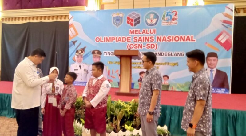OSN SD Tingkat Kabupaten Pandeglang Digelar, Fokus Cetak Generasi Unggul OSN SD Tingkat Kabupaten Pandeglang Digelar, Fokus Cetak Generasi Unggul