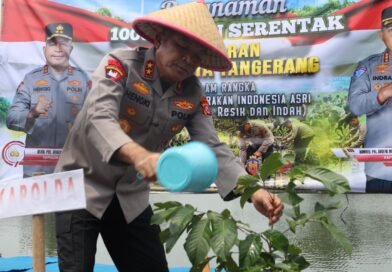 Kapolda Banten Pimpin Gerakan Penanaman Pohon untuk Dukung Lingkungan Bersih