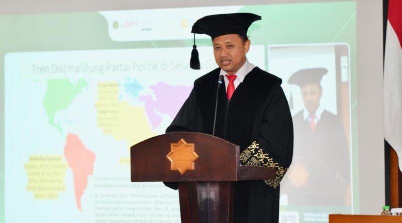 Pakar UMY Dukung Pembatasan Dua Periode Ketum Parpol untuk Cegah Dominasi Elite