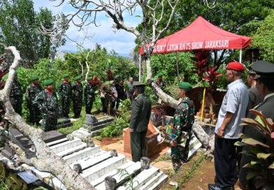 Kodim Wonosobo Berikan Penghormatan Terakhir kepada Serma Purn Kabul melalui Upacara Militer