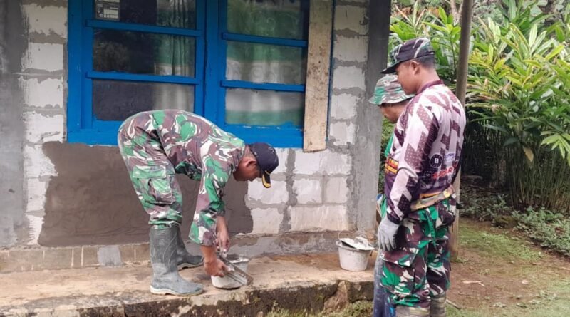 TMMD Sengkuyung Tahap II 2026, TNI Renovasi Rumah Warga di Kaliwiro