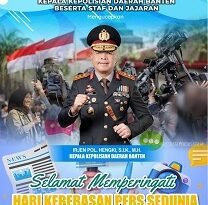 Kapolda Banten Soroti Pentingnya Peran Pers dalam Mewujudkan Situasi Kondusif