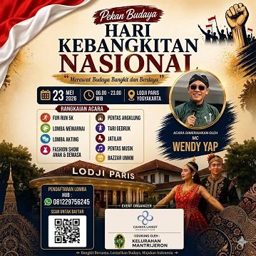 Pekan Budaya 2026 Dorong Generasi Muda Yogyakarta Aktif Lestarikan Budaya Lokal