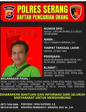 Gelapkan Dana Desa Rp1 Miliar, Kaur Keuangan Desa Petir Akhirnya Dibekuk