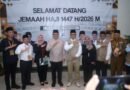 Sekda Sumsel dan Menteri Haji Tinjau Kesiapan Keberangkatan Jemaah Kloter PLM 10