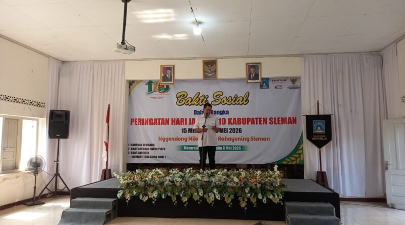 Ribuan Warga Terima Bantuan dalam Bakti Sosial Hari Jadi Sleman ke-110