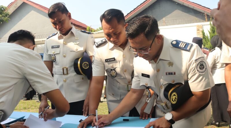 Kanwil Ditjenpas Banten Lantik Enam Pejabat Baru di Lapas Kelas IIA Serang