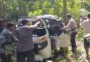 Kecelakaan Tunggal Bajaj di Pajangan Bantul, Pengemudi Alami Luka Serius