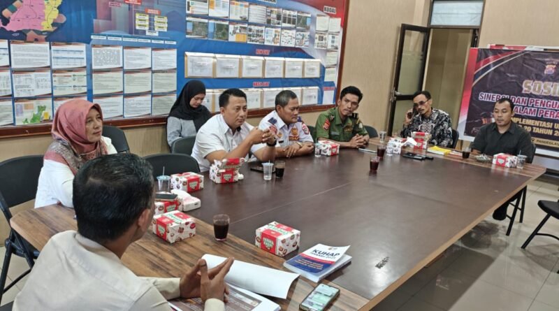 Polres Pandeglang Dorong Sinergitas Penyidik Polri dan PPNS Lewat Sosialisasi KUHAP Baru