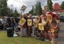Aksi Budaya di Bundaran UGM, Mahasiswa Serukan Persatuan Lewat Gedruk dan Hadrah