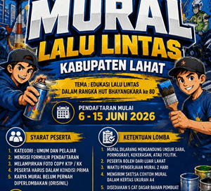 Lewat Kreativitas, Polres Lahat Sebarkan Budaya Tertib dan Keselamatan Jalan