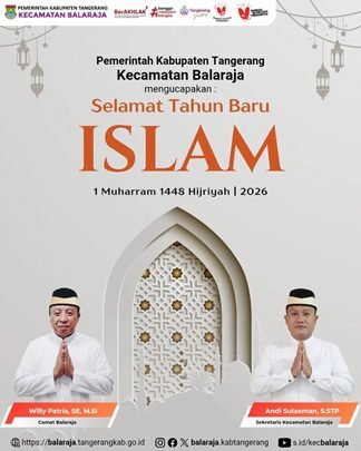 Kecamatan Balaraja Sampaikan Ucapan Selamat Tahun Baru Islam 1448 Hijriah Kecamatan Balaraja Sampaikan Ucapan Selamat Tahun Baru Islam 1448 Hijriah