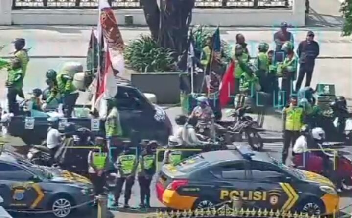 Ratusan Driver Ojol Konvoi Lintasi Jalur Protokol Jogja, Ini Rute Jalan yang Perlu Dihindari
