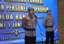 Polda Banten Berikan Kenaikan Pangkat Pengabdian kepada Personel Berprestasi