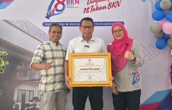 Pemprov Lampung Cetak Prestasi, Sabet Penghargaan Adhi Manawa Nugraha Madya