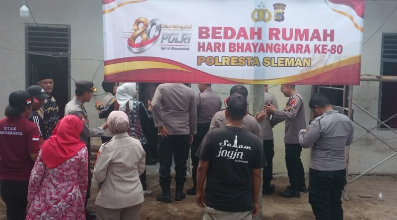 Sinergi Nyata: STAK Yogyakarta Puji Program Bedah Rumah dan Bansos Polri