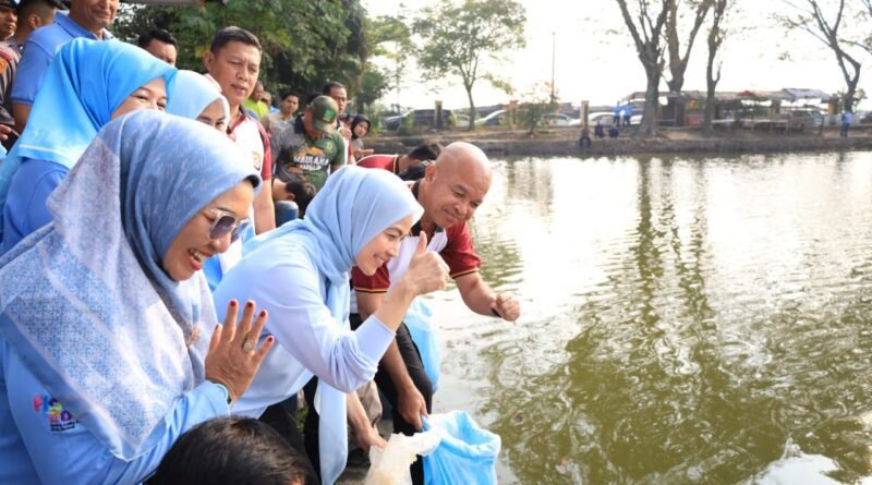 Dukung Kelestarian Lingkungan, Polda Banten Sukseskan Gerakan Asri Polri di Danau Tasikardi