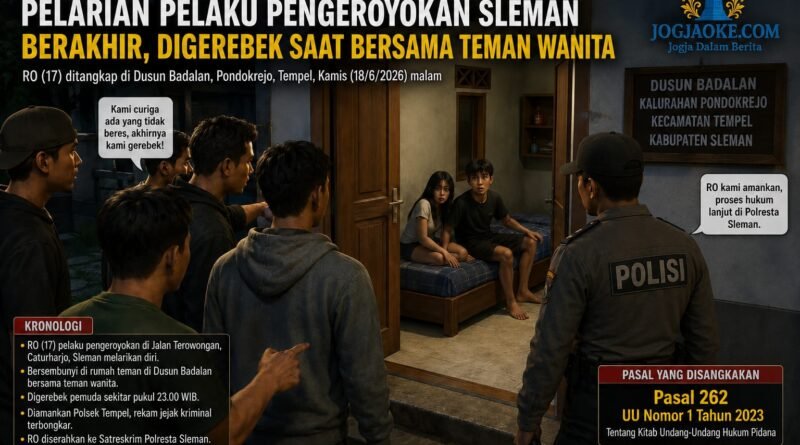 Pelaku Pengeroyokan Sleman Akhirnya Dibekuk, Persembunyian Berakhir di Kamar Teman Wanita Pelaku Pengeroyokan Sleman Akhirnya Dibekuk, Persembunyian Berakhir di Kamar Teman Wanita