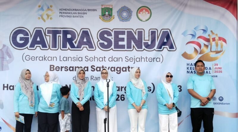 Harganas ke-33, BKKBN Banten Hadirkan Pengobatan Gratis dan Senam Bersama Lansia