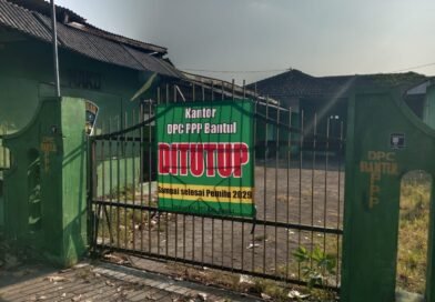 Mosi Tak Percaya Menguat, Forkom PAC Segel Kantor DPC PPP Bantul