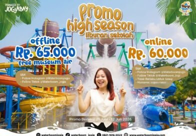 Isi Liburan Sekolah di Waterboom Jogja, Nikmati Promo Tiket Mulai Rp60 Ribuan