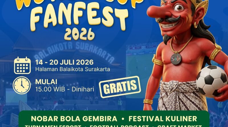 Pemkot Surakarta Resmi Gelar World Cup FanFest 2026, Dorong Sektor Ekraf Lokal