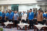 Wakil Gubernur Lampung bersama jajaran PMII dan peserta PKL di Balai Keratun, Rabu (1/7/2026)