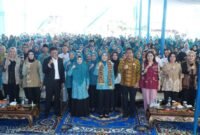 Kebersamaan Ketua TP PKK Provinsi Sumsel dalam Agenda Pembinaan di Kabupaten OKU Timur