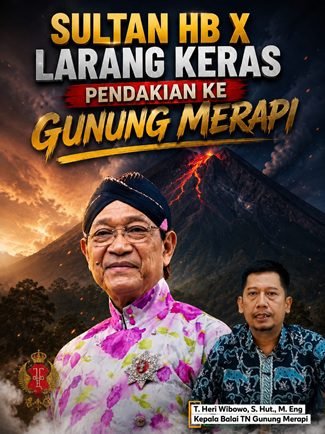 Demi Keselamatan, Sultan Minta Wisatawan Tak Nekat Naik Gunung Merapi