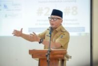 Gubernur Lampung memberikan pengarahan Bimbingan Teknis (Bimtek) Kegiatan Pupuk Hayati Cair (PHC) di Balai Pelatihan Kesehatan (Bapelkes) Lampung