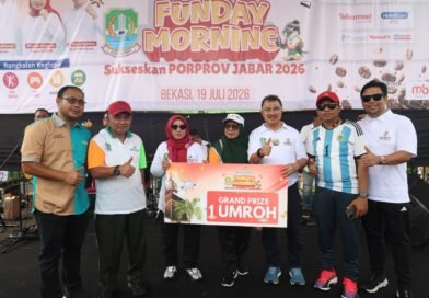 Funday Morning Tandai Hitung Mundur PORPROV XV Jabar 2026, Bekasi Siap Jadi Tuan Rumah