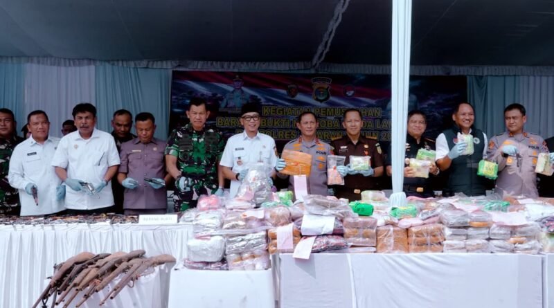 Pemprov Lampung Dukung Penuh Pemberantasan Narkotika, Perkuat Sinergi Jaga Keamanan Lampung