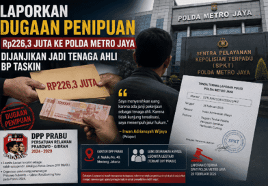 Dijanjikan Jadi Tenaga Ahli BP Taskin, Irwan Adriansyah Laporkan Dugaan Penipuan Rp226,3 Juta Dijanjikan Jadi Tenaga Ahli BP Taskin, Irwan Adriansyah Laporkan Dugaan Penipuan Rp226,3 Juta