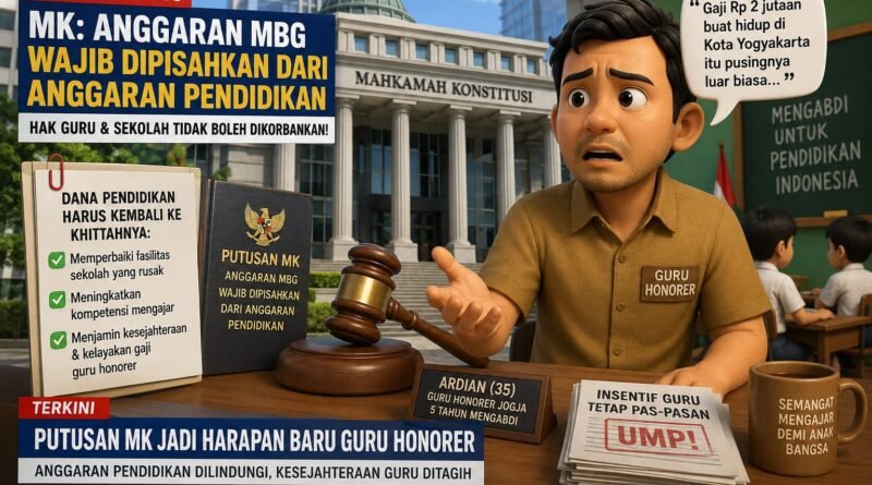 Putusan MK soal Anggaran Pendidikan Disambut Positif, Guru Honorer Soroti Kesejahteraan