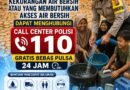 Hadapi Musim Kemarau, Polda Banten Siagakan Layanan Bantuan Air Bersih Melalui 110