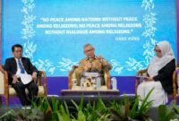 Dubes RI untuk Vatikan, Michael Trias Kuncahyono saat menjadi keynote speaker dalam the 10th ICoSI UMY 2026