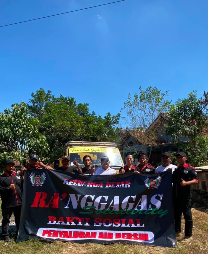 Ra’Nggagas Solidarity Peduli Warga Gunungcilik, Air Bersih Disalurkan